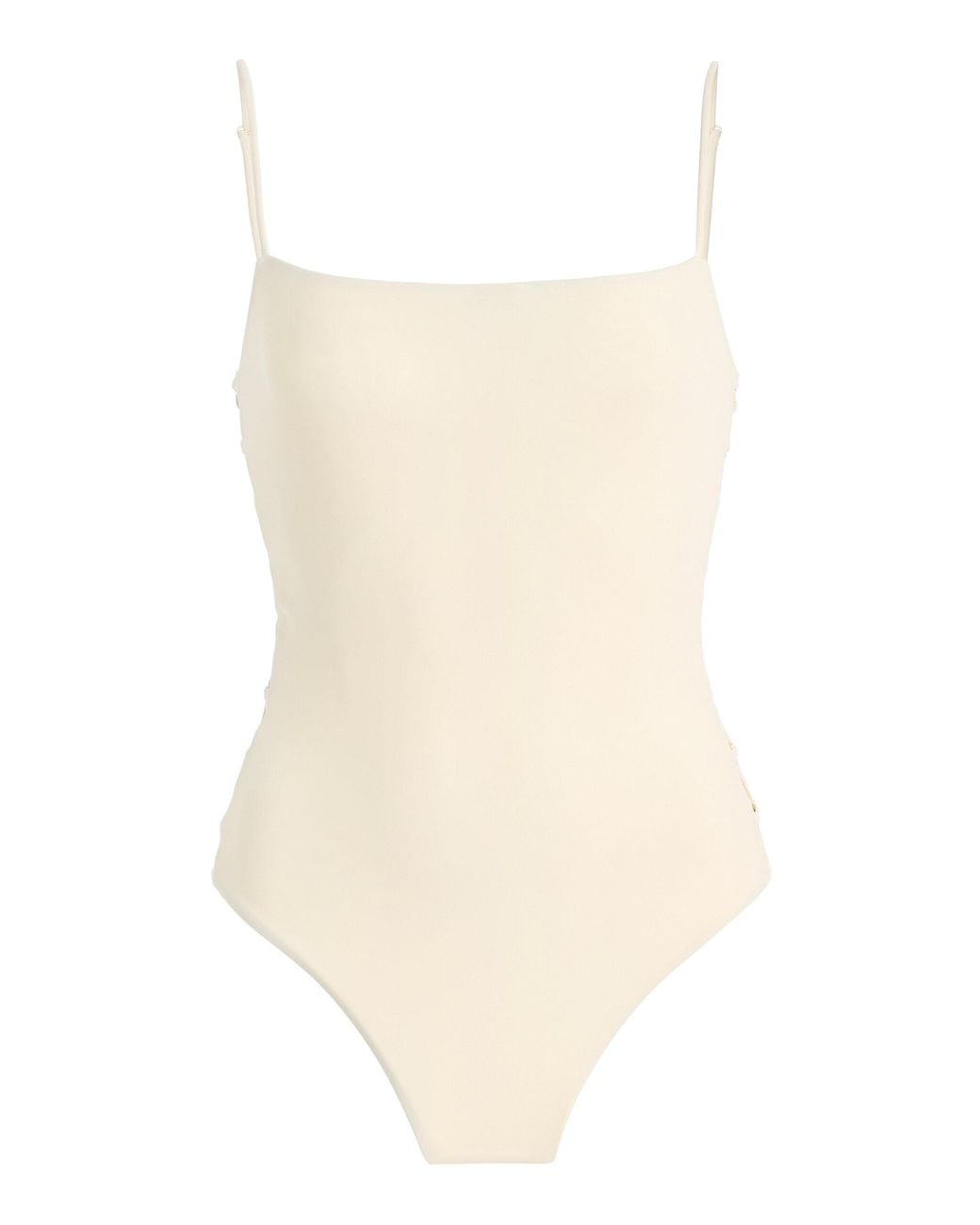 JADE Swim White Hexa One-Piece Swimsuit
