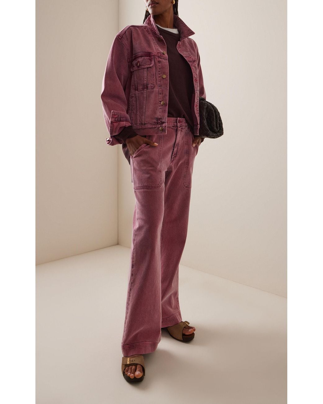 Sanderlak Red Denim Jacket
