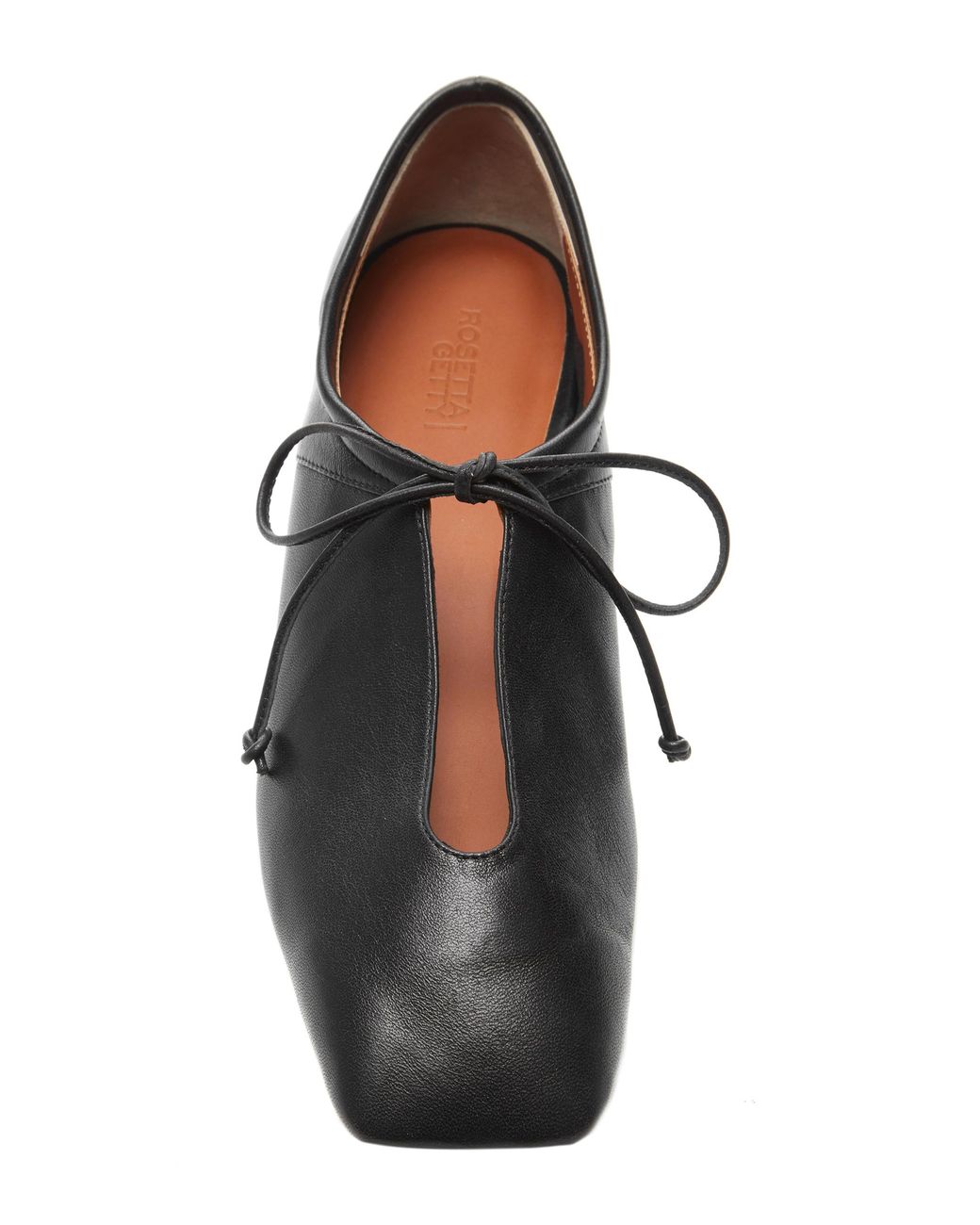 【ROSETTA GETTY】 BLACK FLAT レースアップ サンダル ROSETTA GETTY】 BLACK FLAT レースアップ サンダル