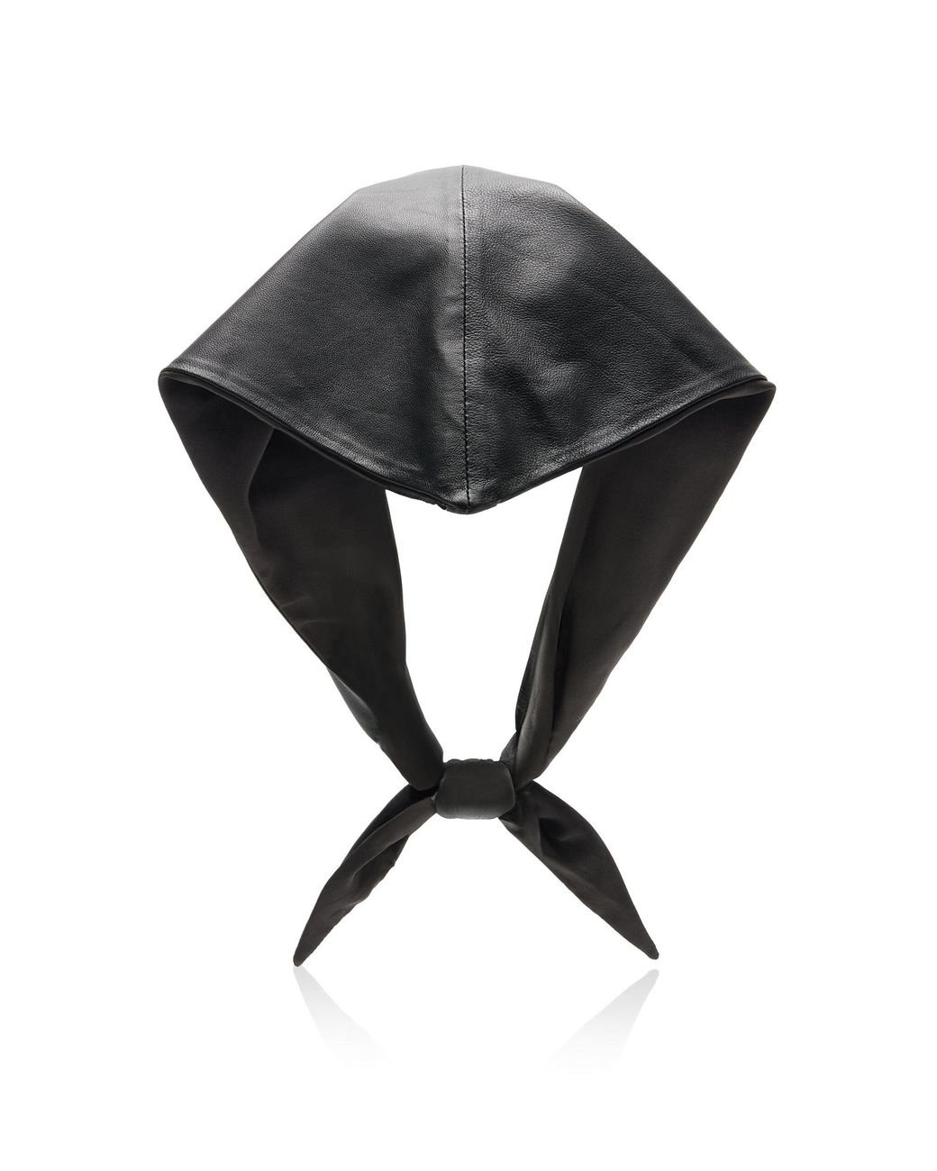 Lemaire Black Leather Scarf
