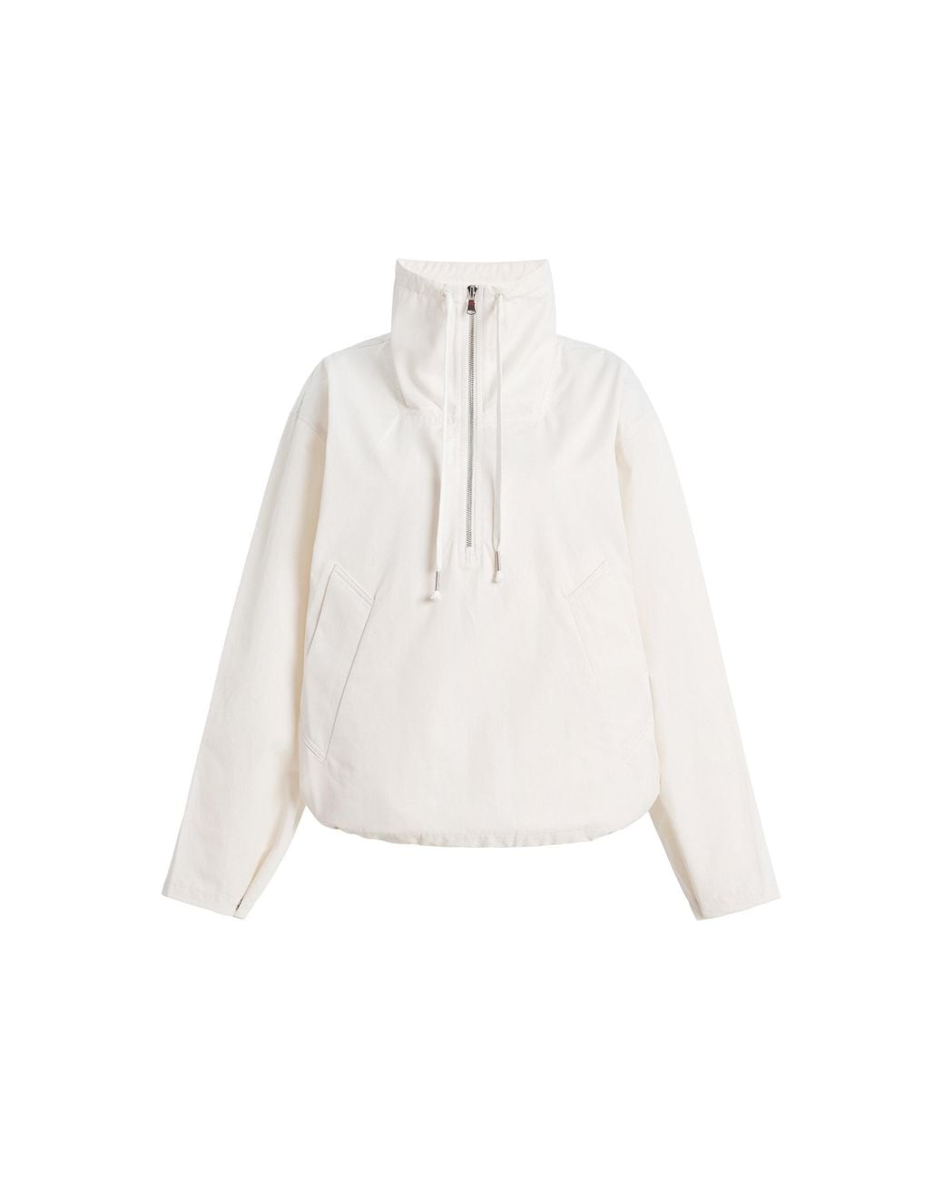 Agolde White Lydia Cotton-Blend Jacket