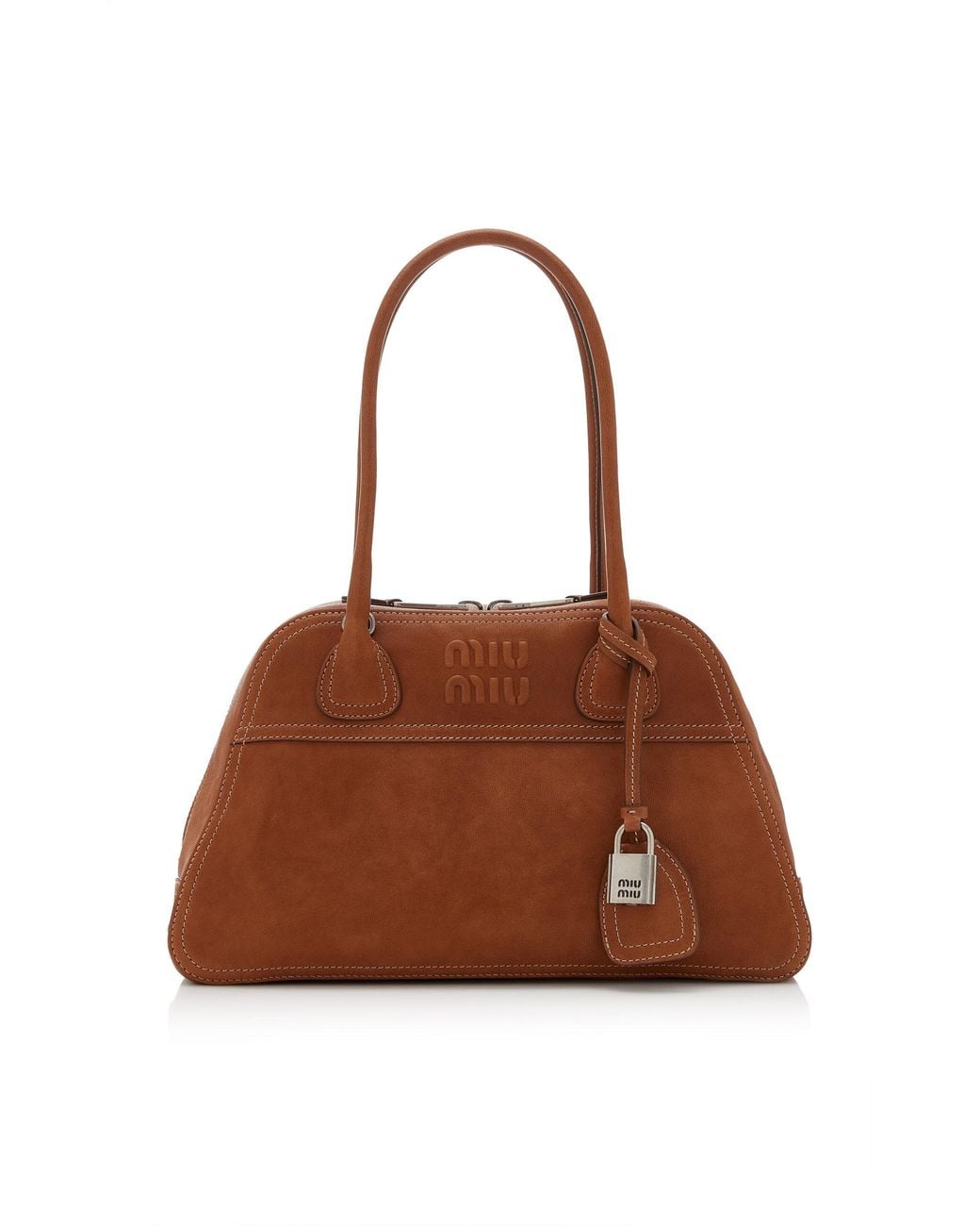 Miu Miu Brown Vivant Suede Bag