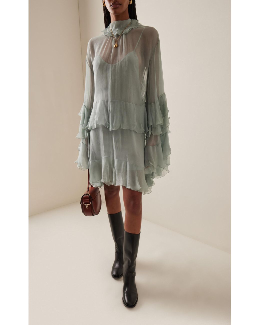 slim fit dress slacks Spring 2005 Chloe by Phoebe Philo Unlabeled Runway Look 38 Ad Campaign   Shrimpton Couture