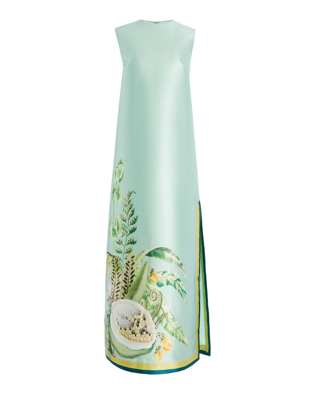 ALMAIS Anita Satin Crepe Midi Dress in Green | Lyst