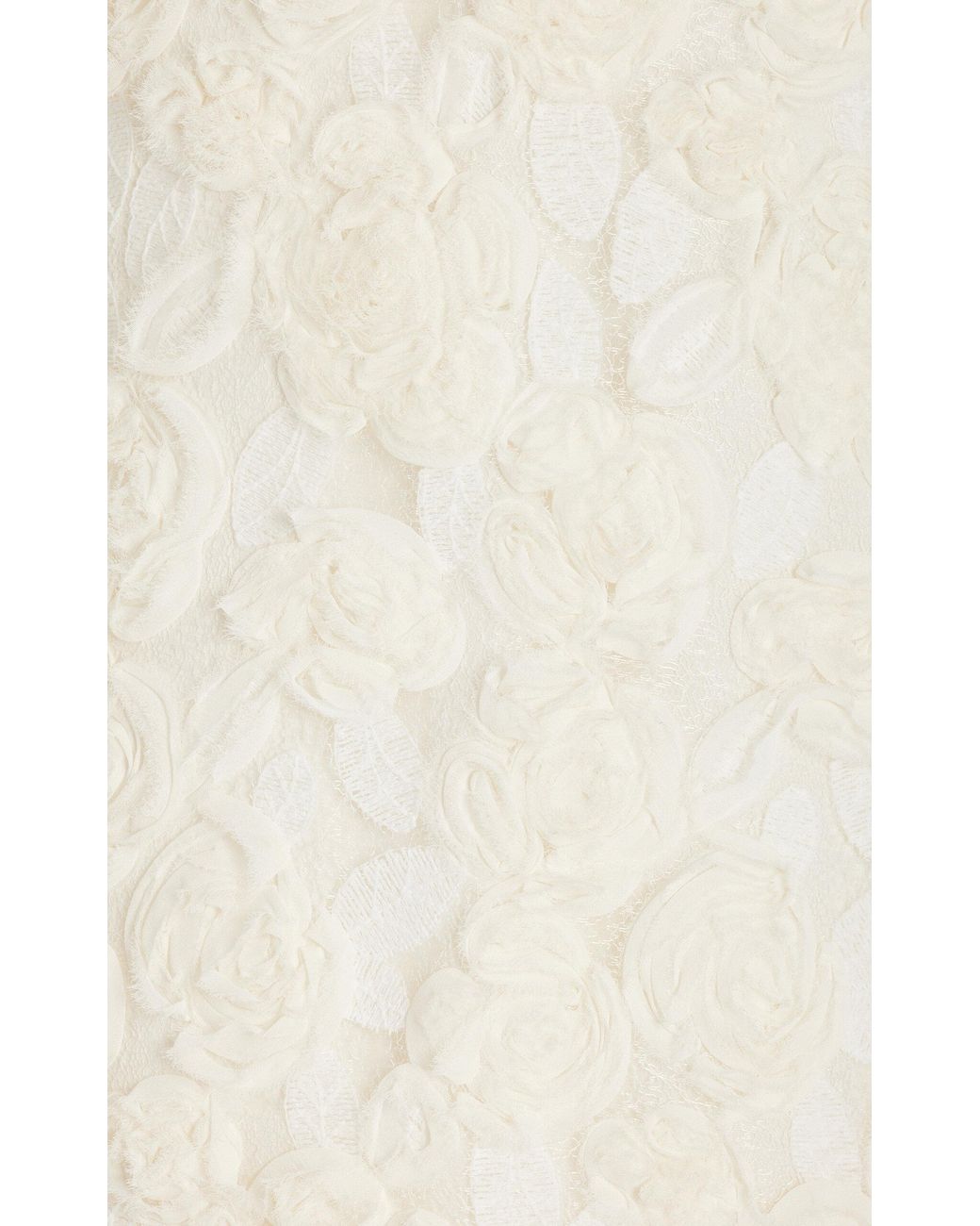 Alexis Blanc Rosette-detailed Georgette Mini Dress in White | Lyst UK