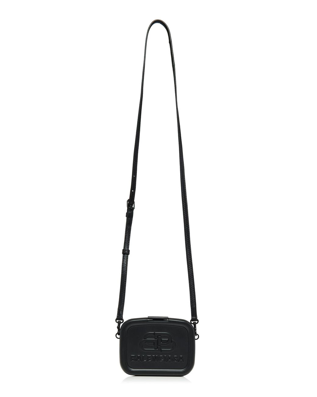 Balenciaga Lunch Box Mini Leather Case Bag in Black | Lyst