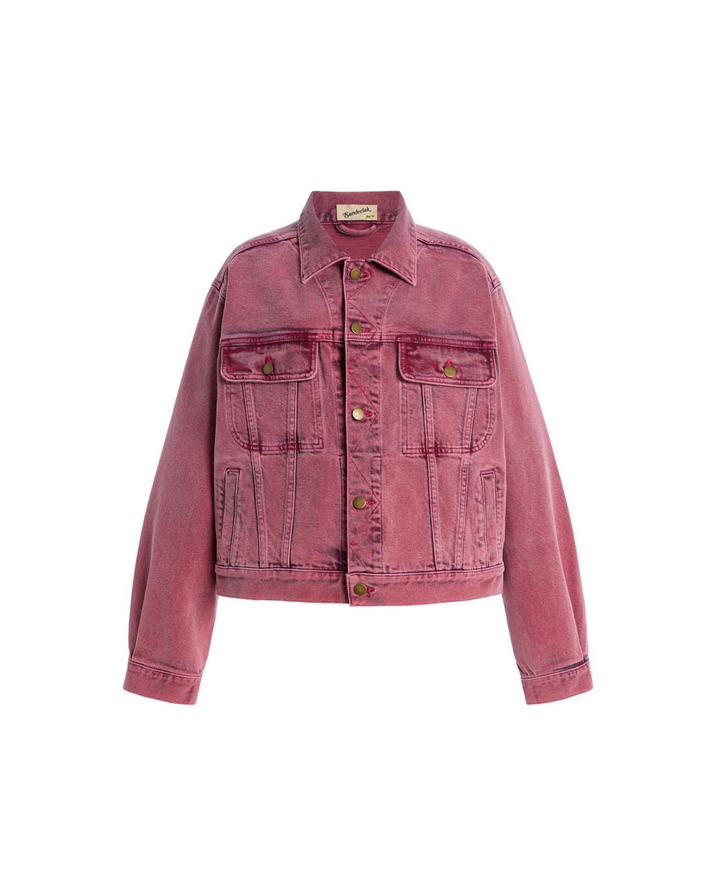 Sanderlak Red Denim Jacket
