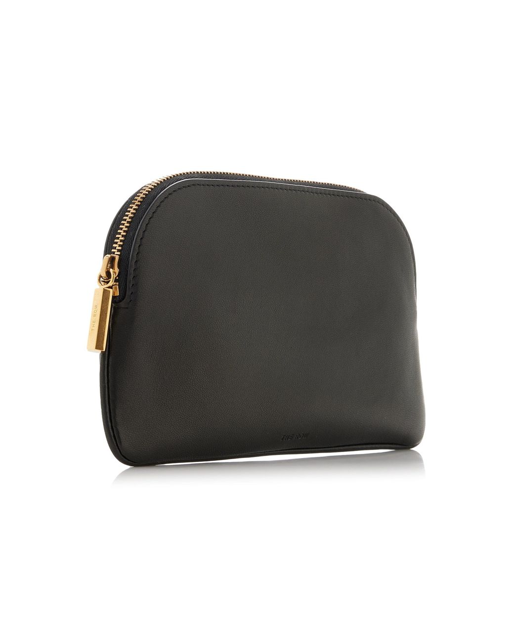 The Row E/w Circle Pouch in Black | Lyst