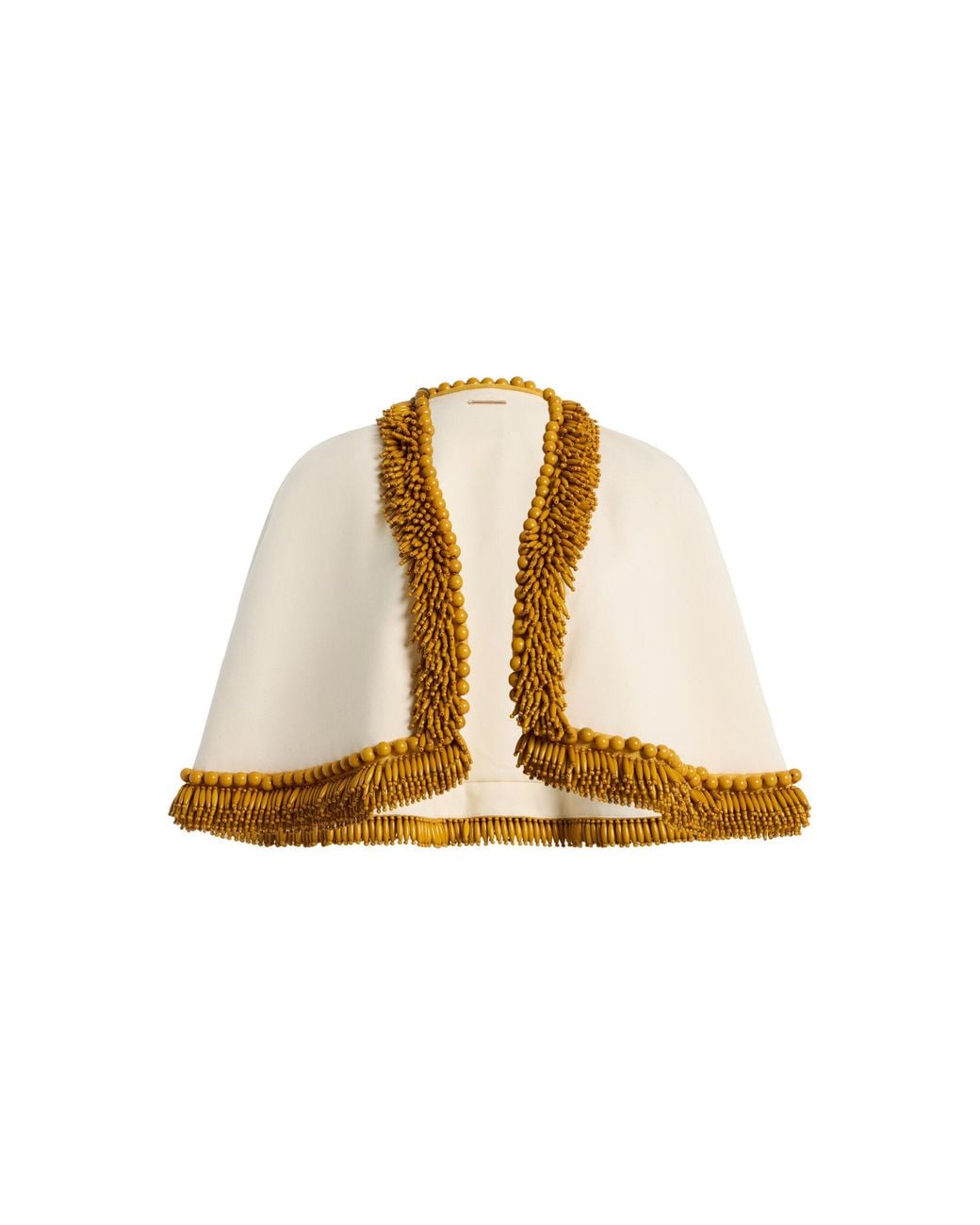 Alexis Metallic Tyrenna Embellished Crepe Cape