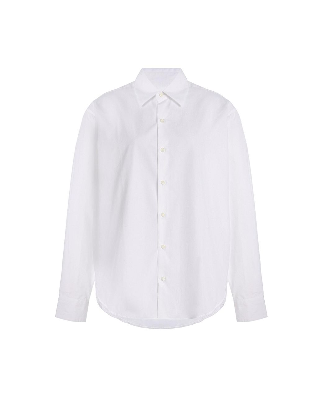 Comme Si White La Classica Cotton Poplin Shirt