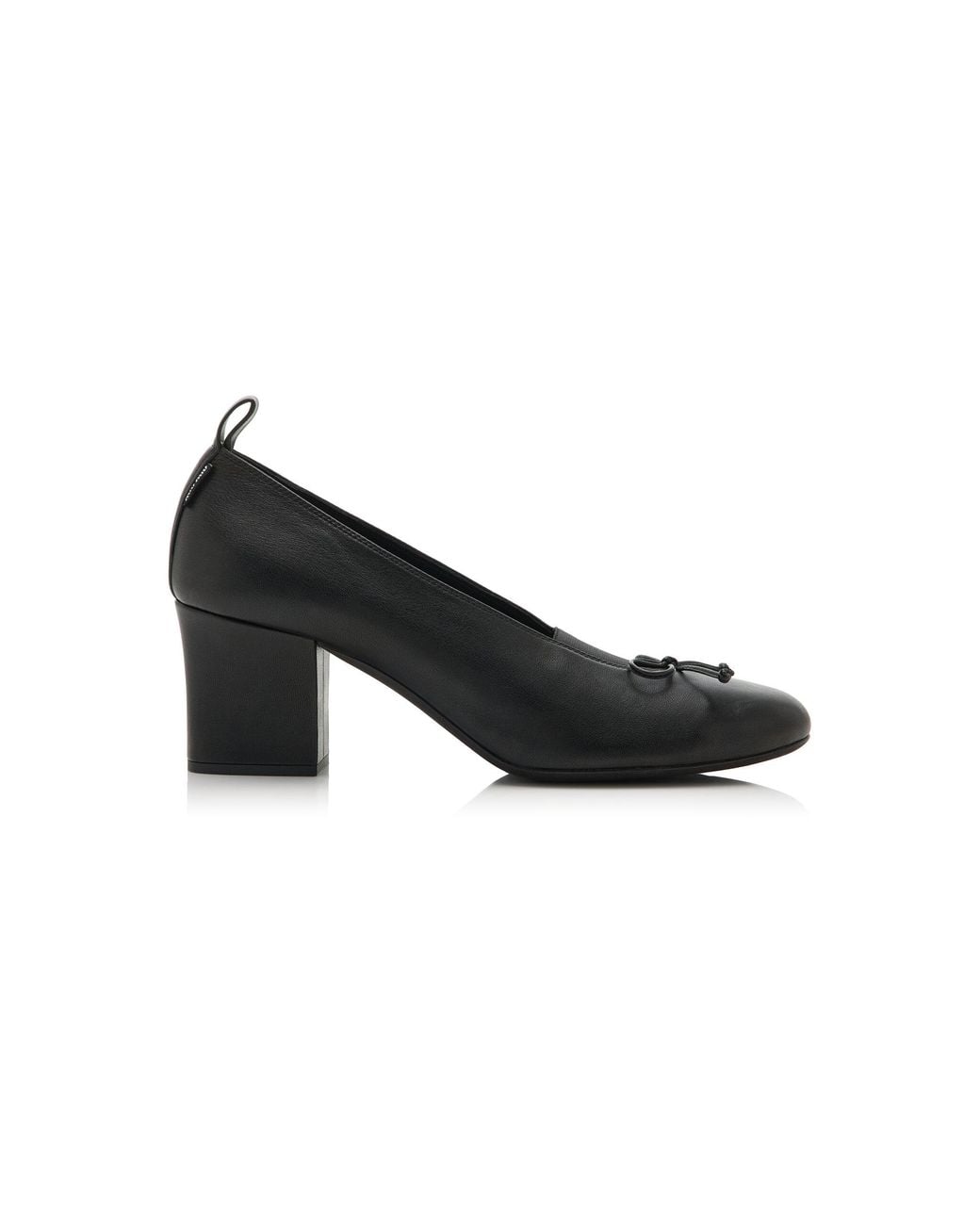 Miu Miu Black Élan Leather Pumps