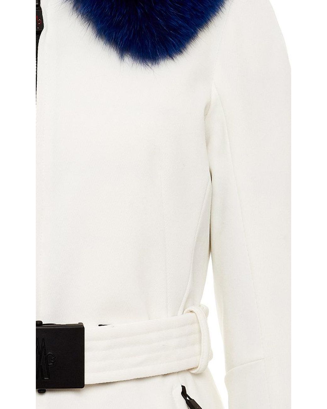 3 MONCLER GRENOBLE Ecrins Fur-trimmed Belted Shell Ski Jacket in White |  Lyst Canada
