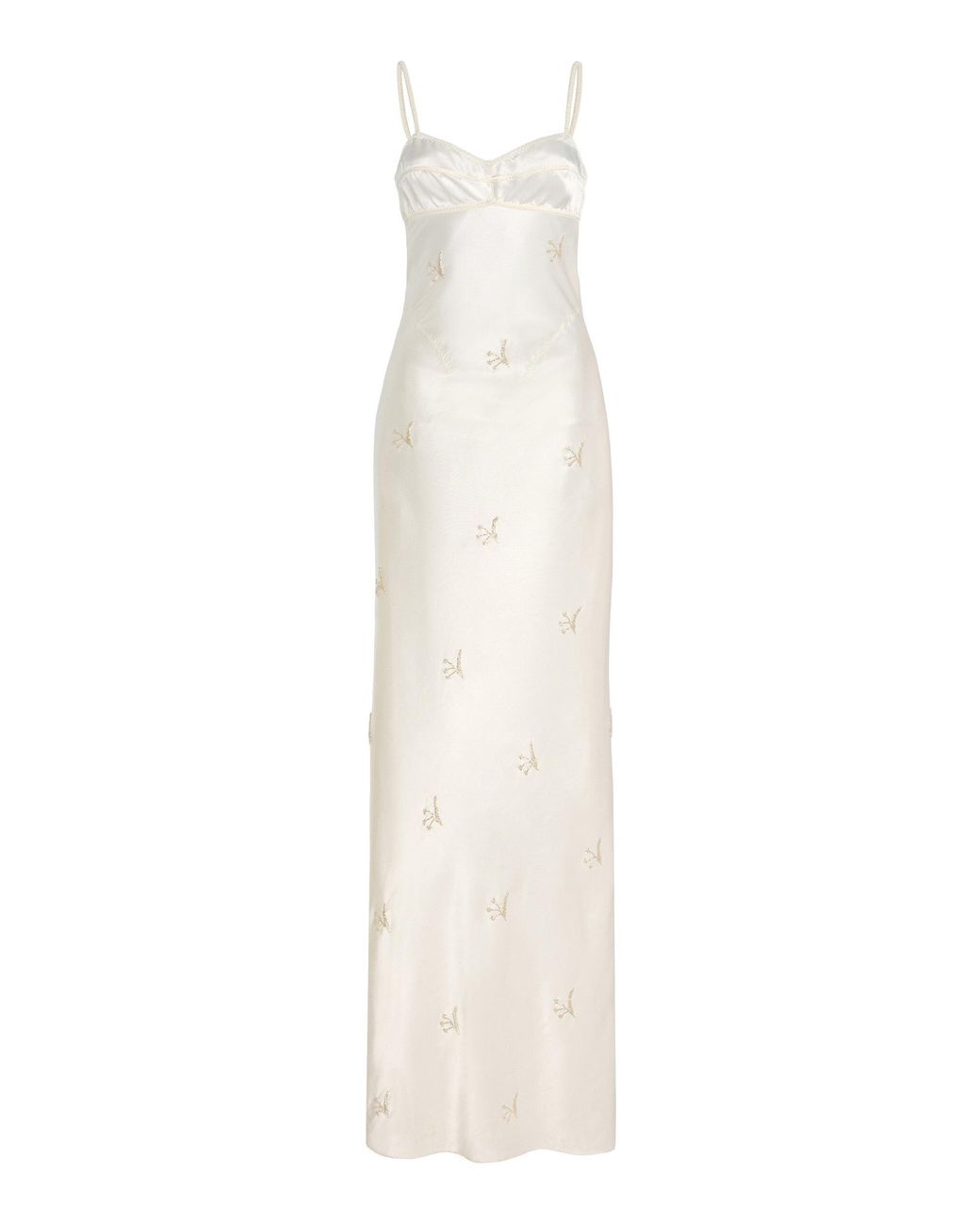 Anna October Exclusive Waterlily Beaded Maxi Dress in White | Lyst Anna October Exclusive Waterlily Beaded Maxi Dress in White | Lyst