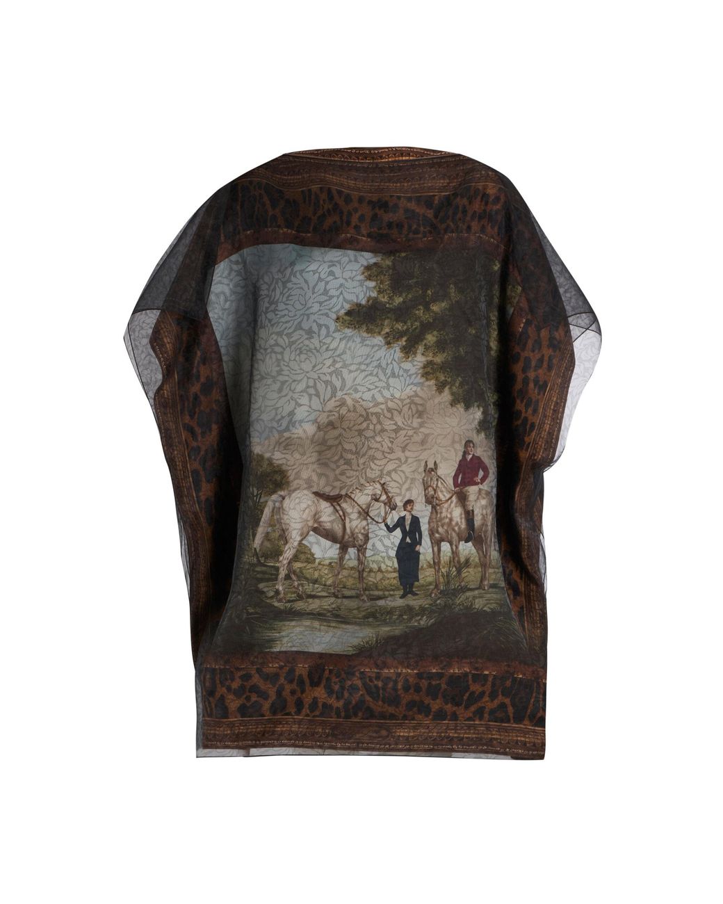 Ralph Lauren Black Orianne Printed Silk Twill Mini Dress