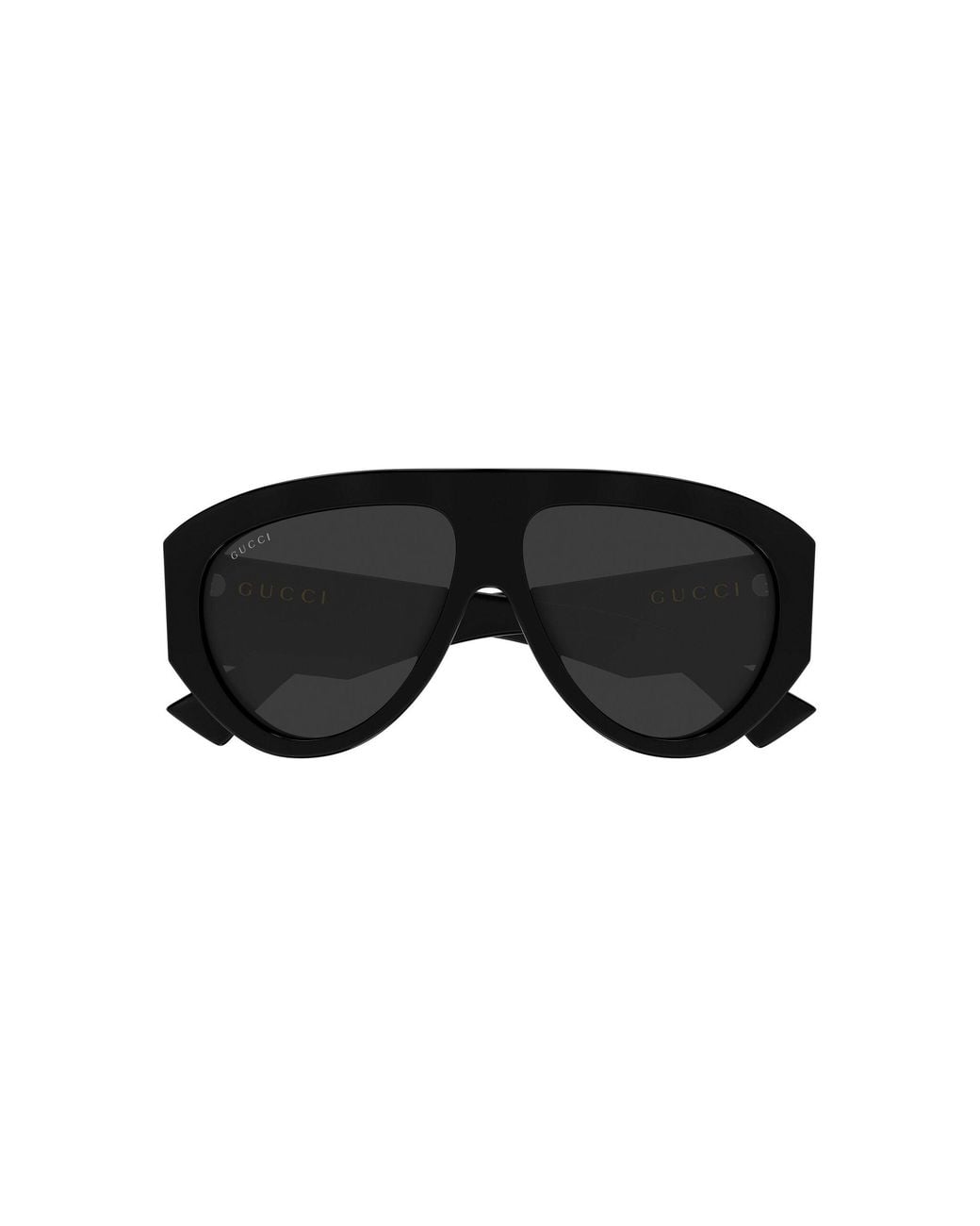 Gucci Black Aviator-Frame Acetate Sunglasses