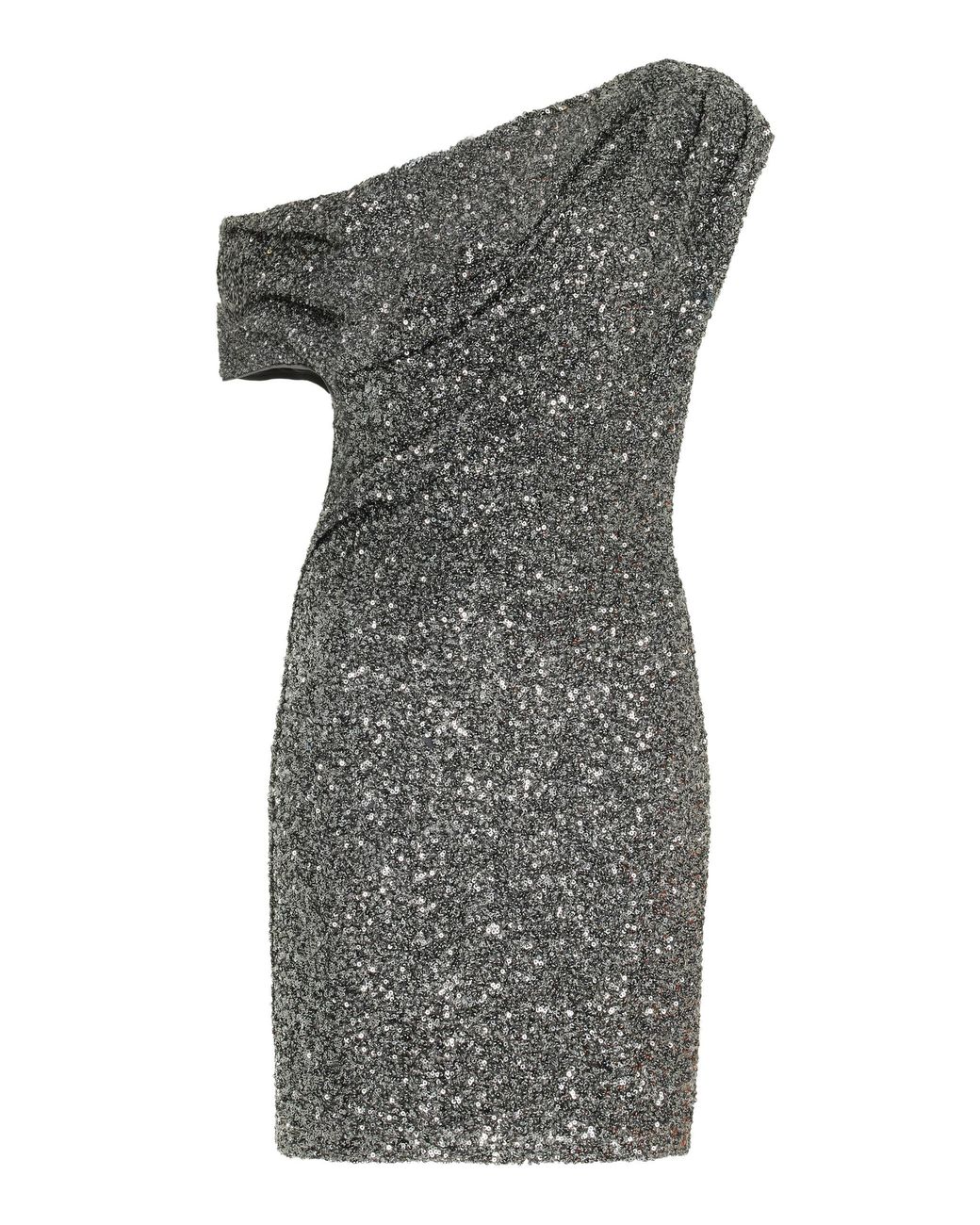 Significant Other Beau Off-the-shoulder Sequined Mini Dress in Grey | Lyst  Canada
