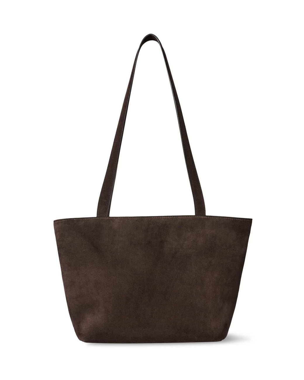The Row Brown Parker Suede Tote