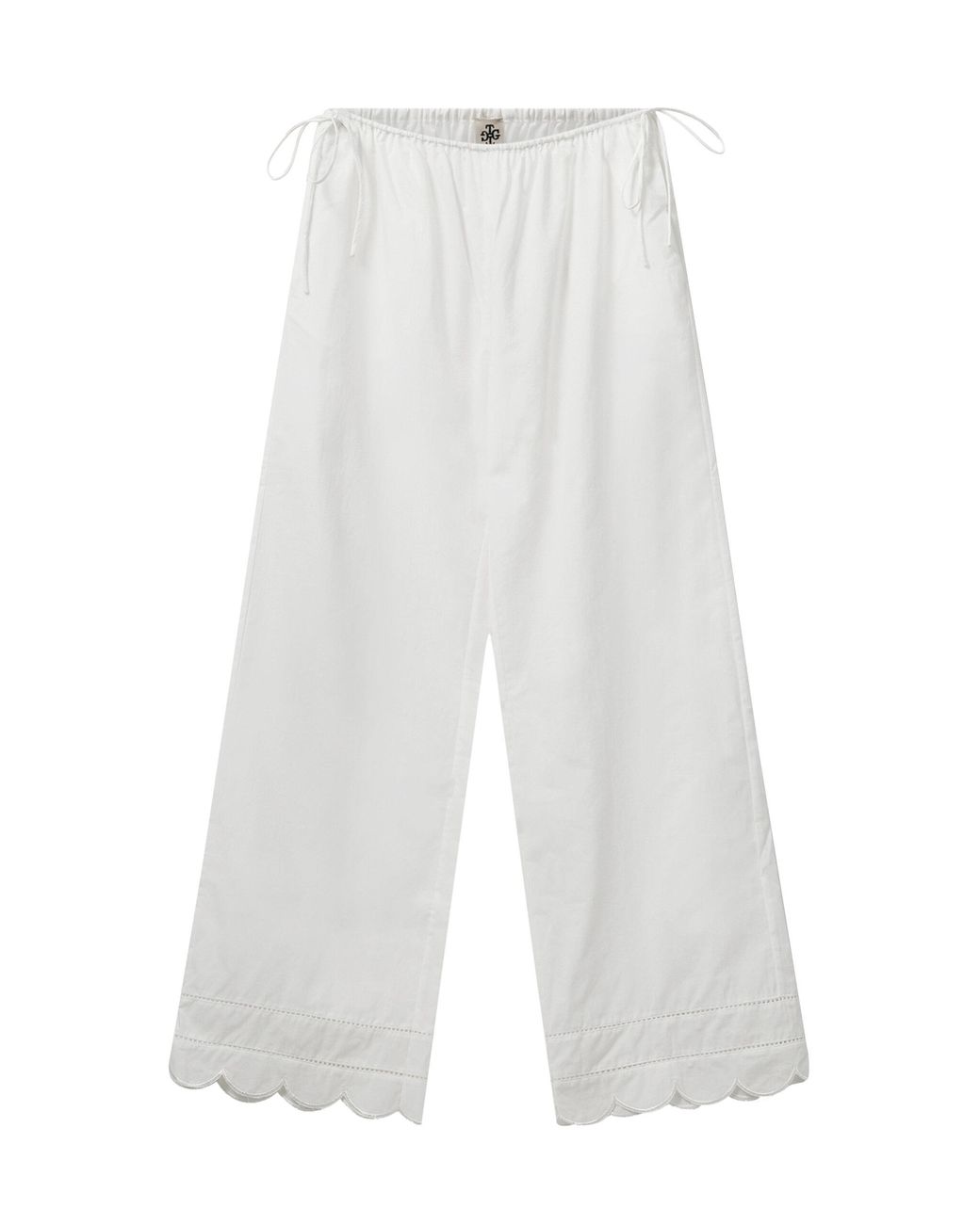 ボトムスその他 THE GARMENT White cotton palazzo trousers THE GARMENT Kirsten Cotton Pants in White | Lyst