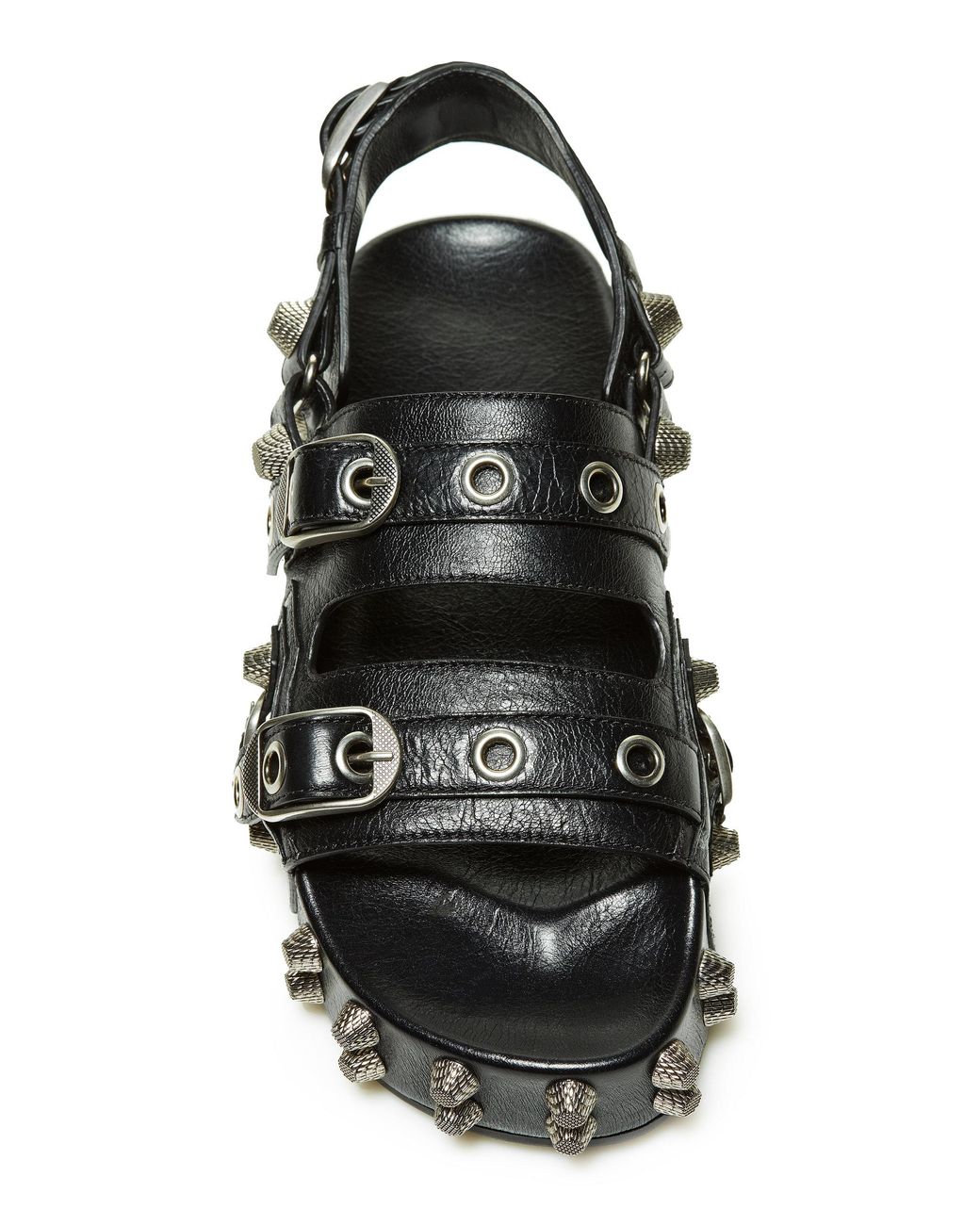 Balenciaga Black Cagole Sandals