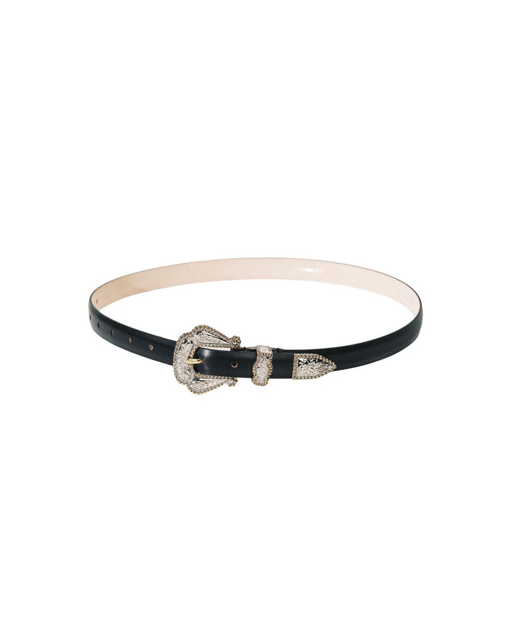 DEHANCHE White Santo Leather Belt