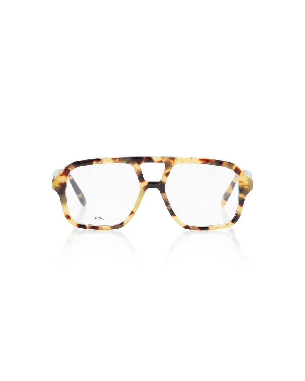 Loewe Brown Slim Square-Frame Acetate Optical Glasses