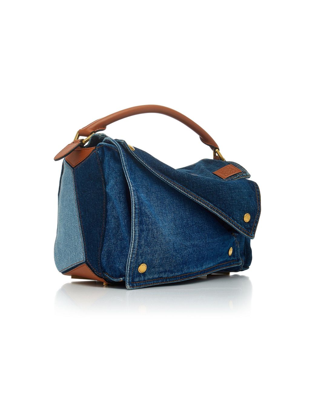 Loewe Puzzle Pocket Denim And Leather 