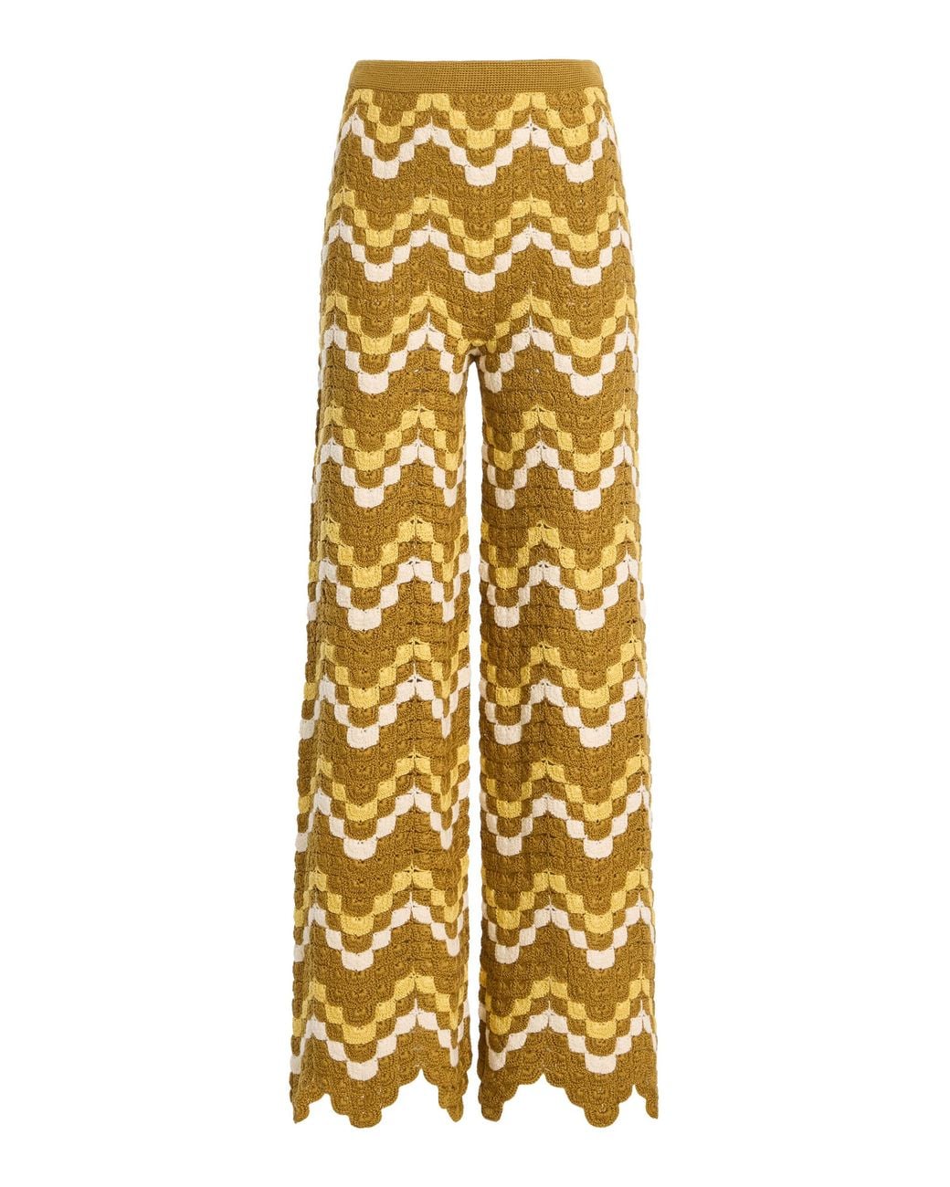 Escvdo Metallic Exclusive Safi Cotton Pants