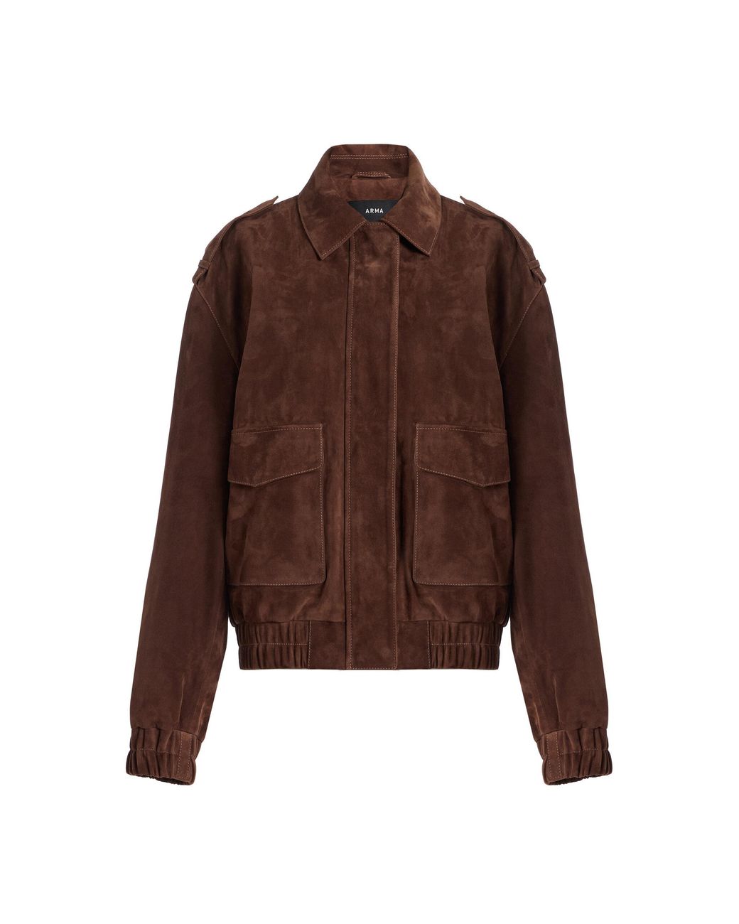 Arma Brown Halti Suede Jacket