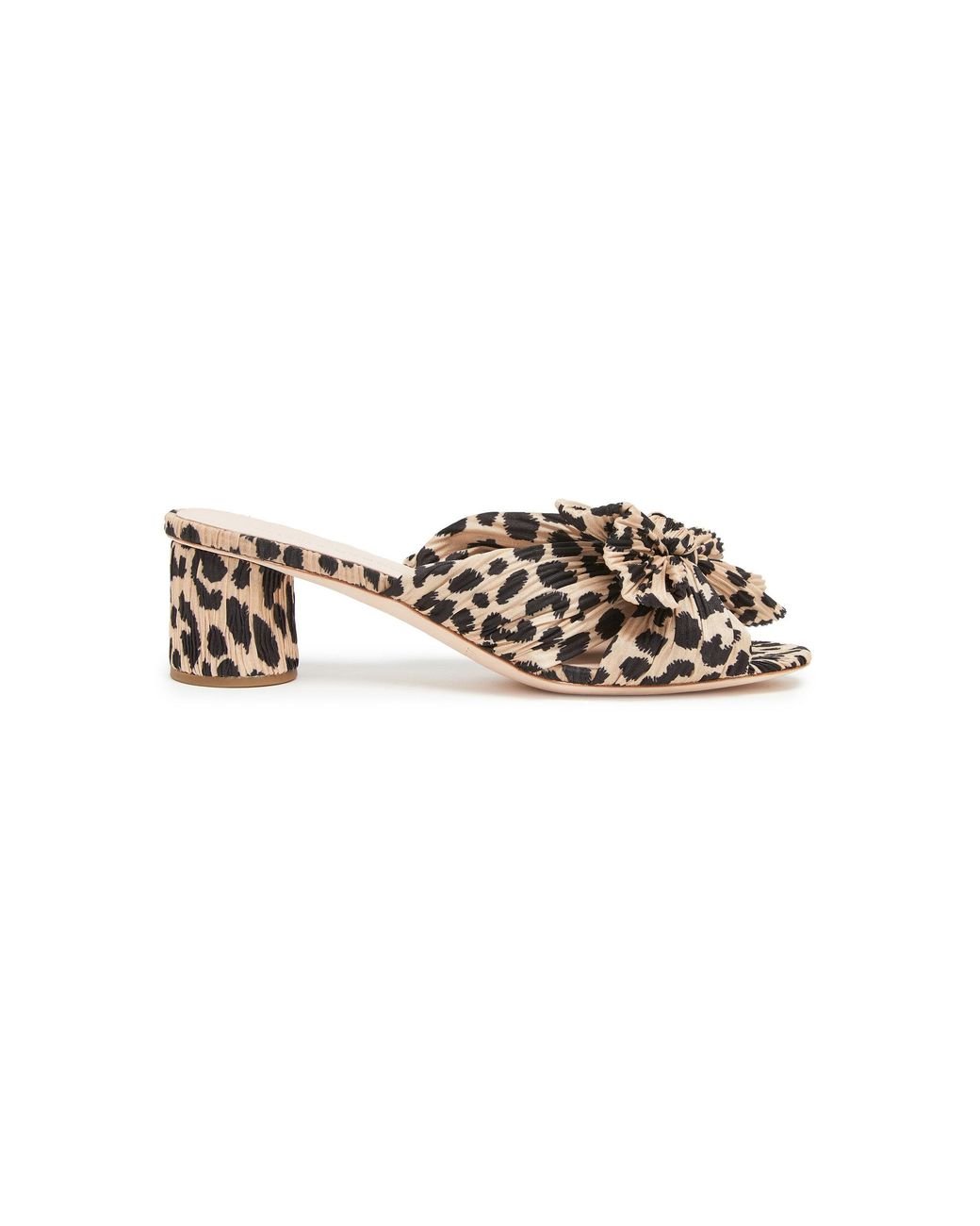 Loeffler Randall Emilia Leopard-print Textured Gauze Sandals | Lyst