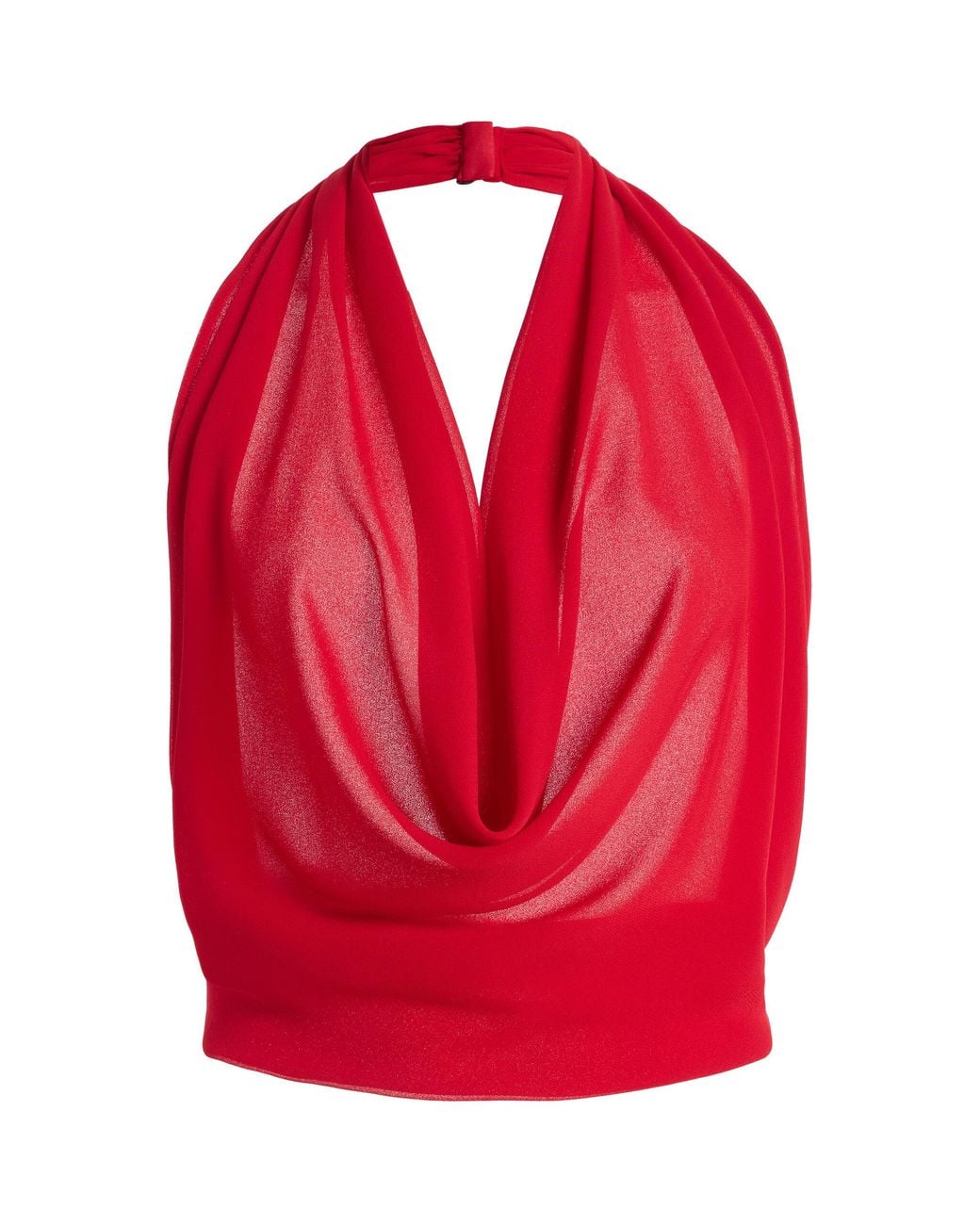 Sloan Red Exclusive Scarf Top
