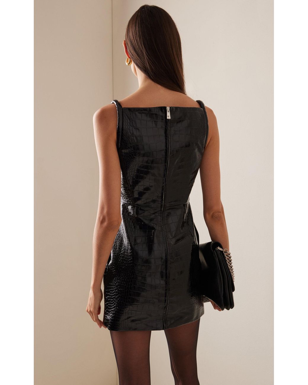 【送料&関税込】Versace Black Stretch Viscose Mini Dress Versace Black Stretch Viscose Mini Dress 44 IT | eBay