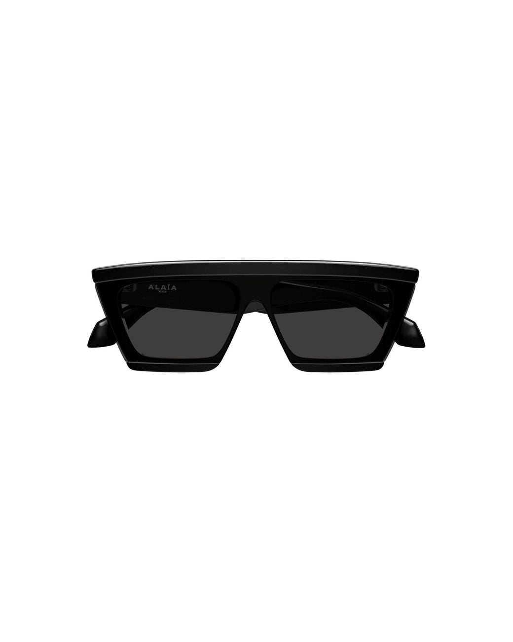 Alaïa Black Mask-Frame Acetate Sunglasses