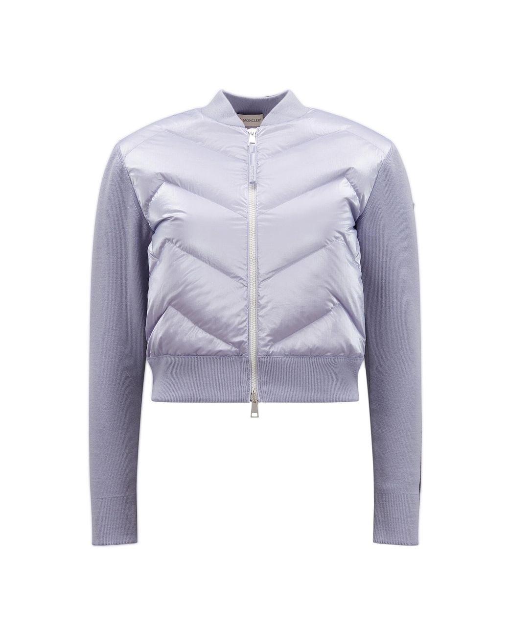 Moncler Blue Down Cardigan