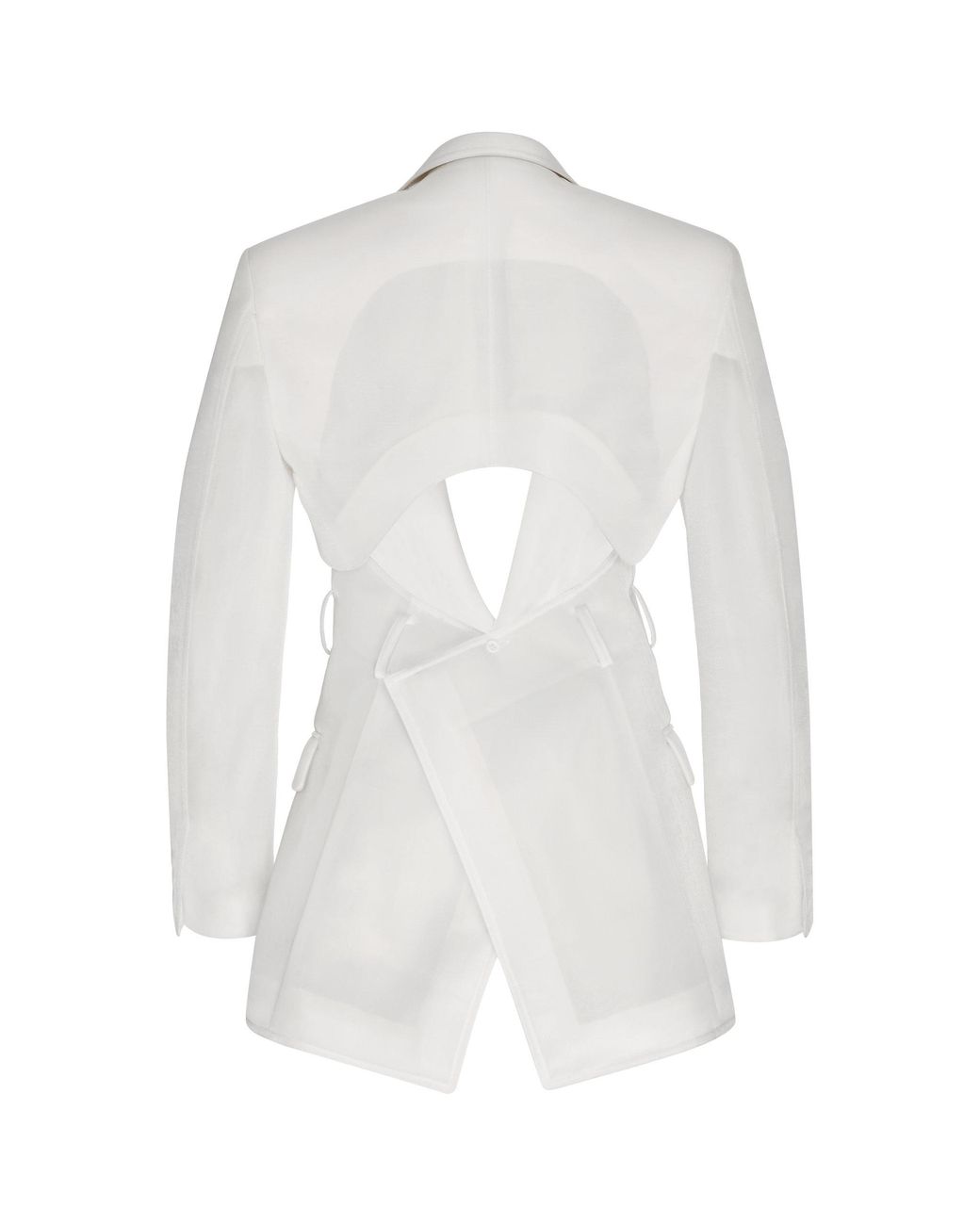 Peter Do Detachable Open-back Blazer in White | Lyst