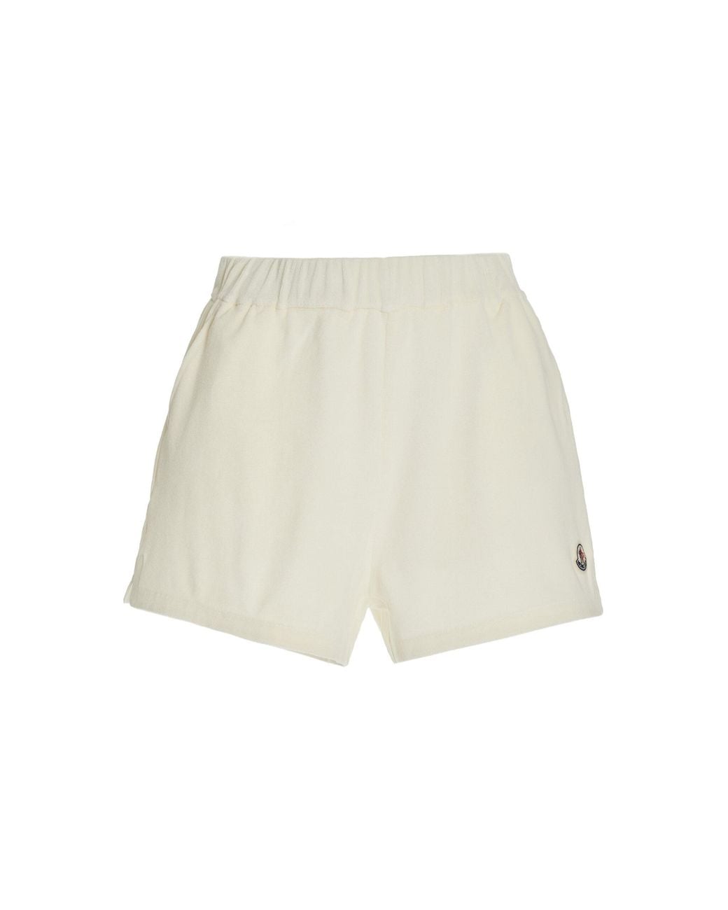 Moncler Natural Oversized Cotton-blend Sweat Shorts