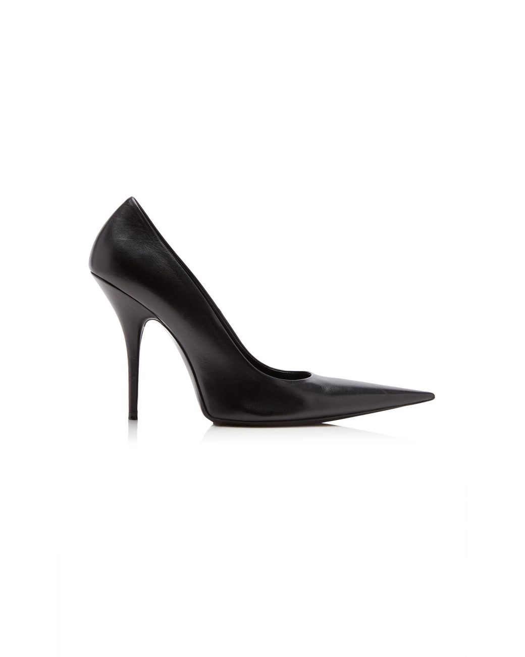 Balenciaga Black Avenue Nappa Leather Heeled Pumps