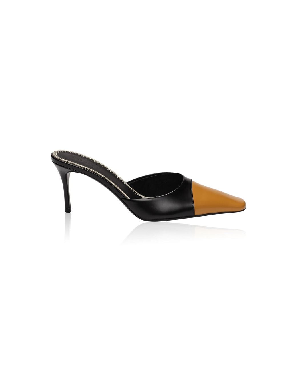 Magda Butrym Black Office Leather Mules