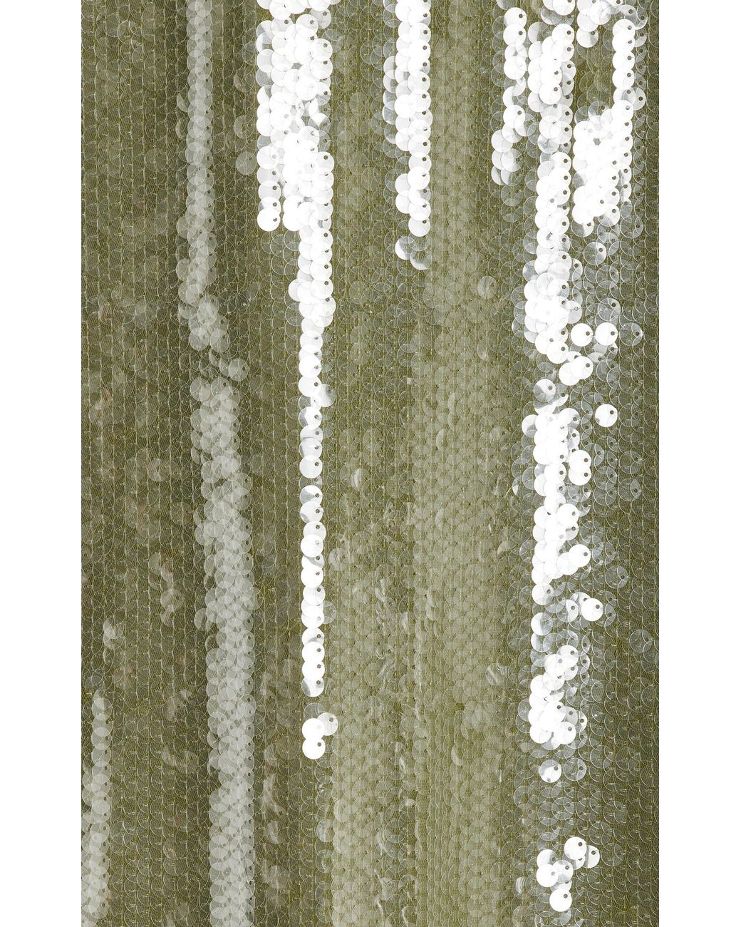 STAUD Casey Strapless Sequined Maxi Dress in Green | Lyst