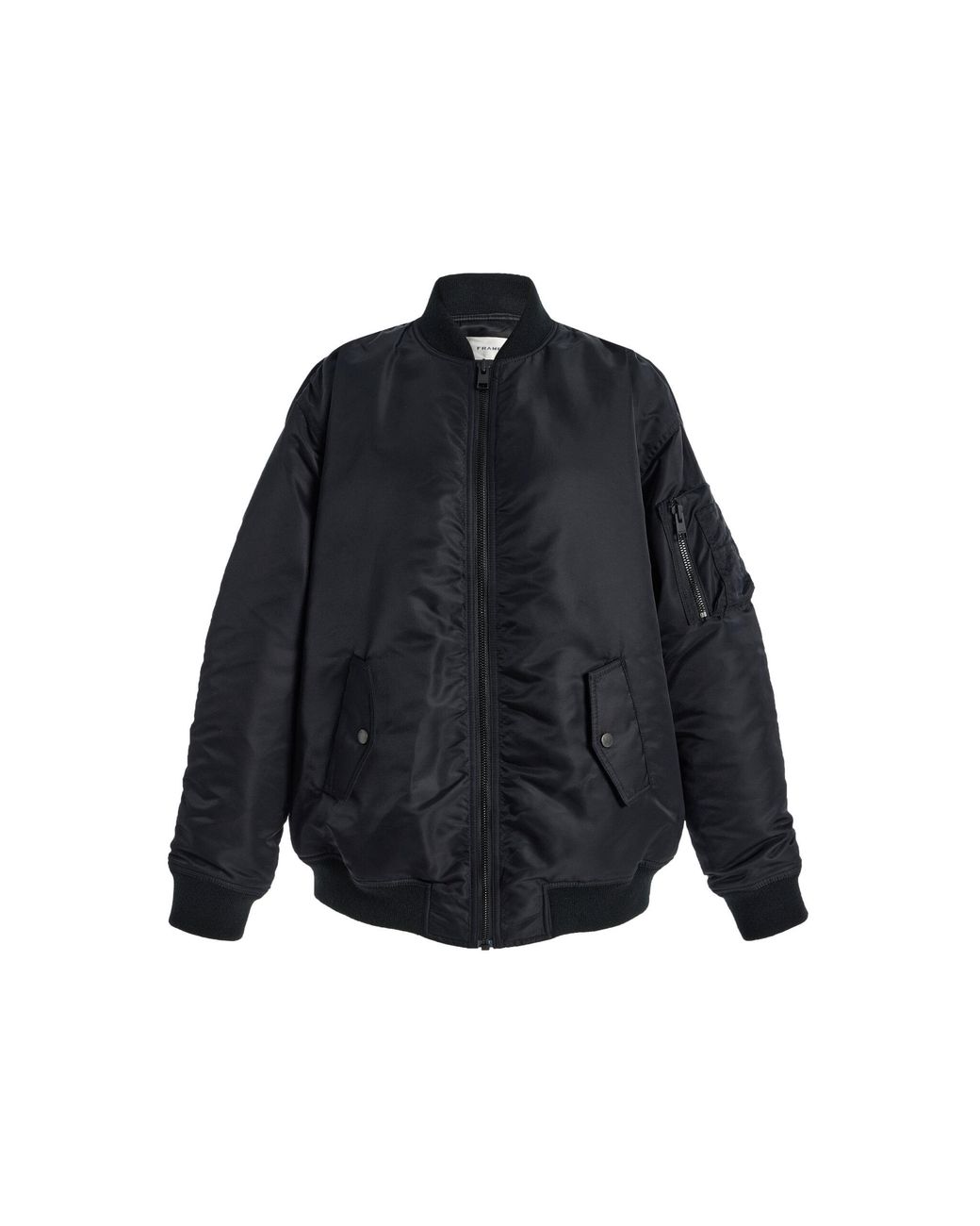 FRAME Blue X Amelia The Smoke Bomber Jacket