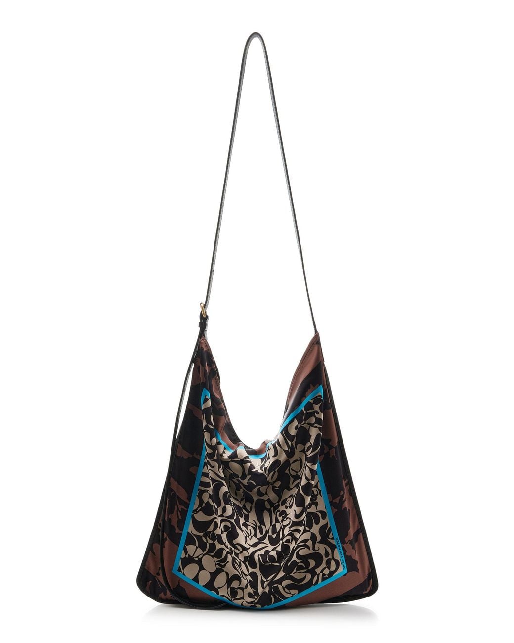 Dries Van Noten Black Scarf Large Shoulder Bag