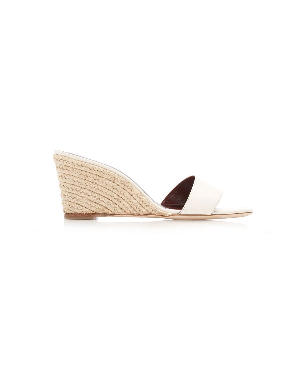 White leather cheap wedges uk