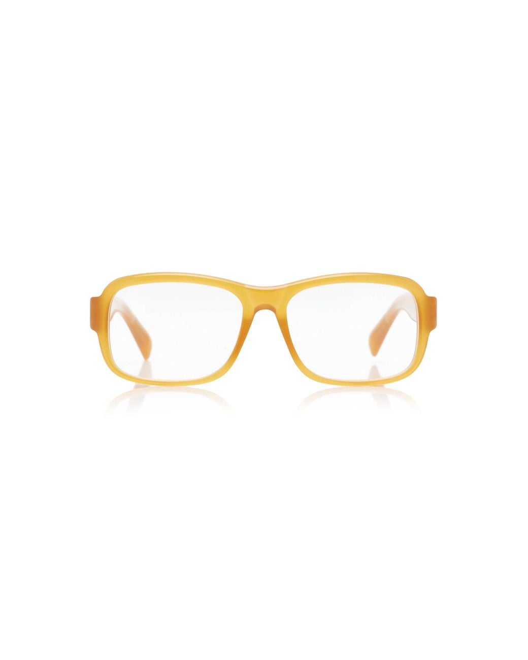 Jacquemus Brown Square-frame Acetate Glasses