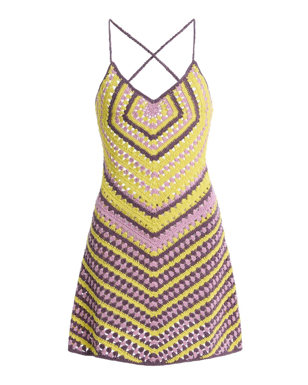 Akoia Swim Exclusive Multicolored Cotton Mini Dress