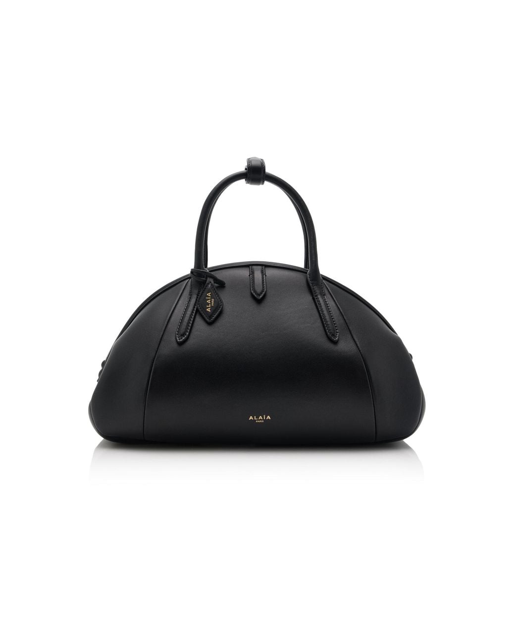 Alaïa Black Purse Small Leather Top Handle Bag