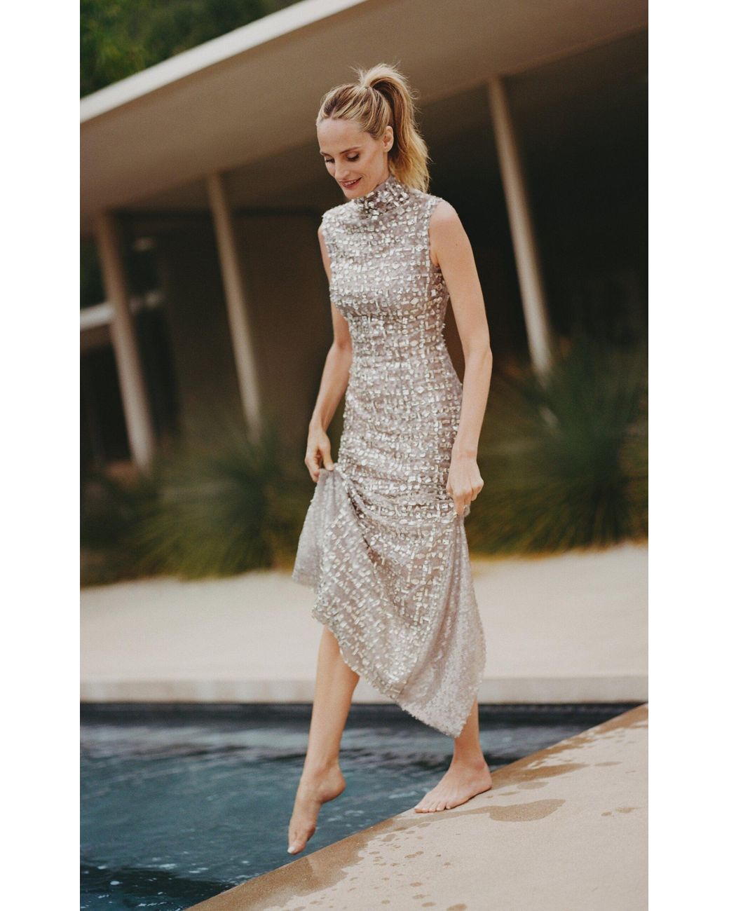 16Arlington Luna Crystal-embellished Gown in White | Lyst