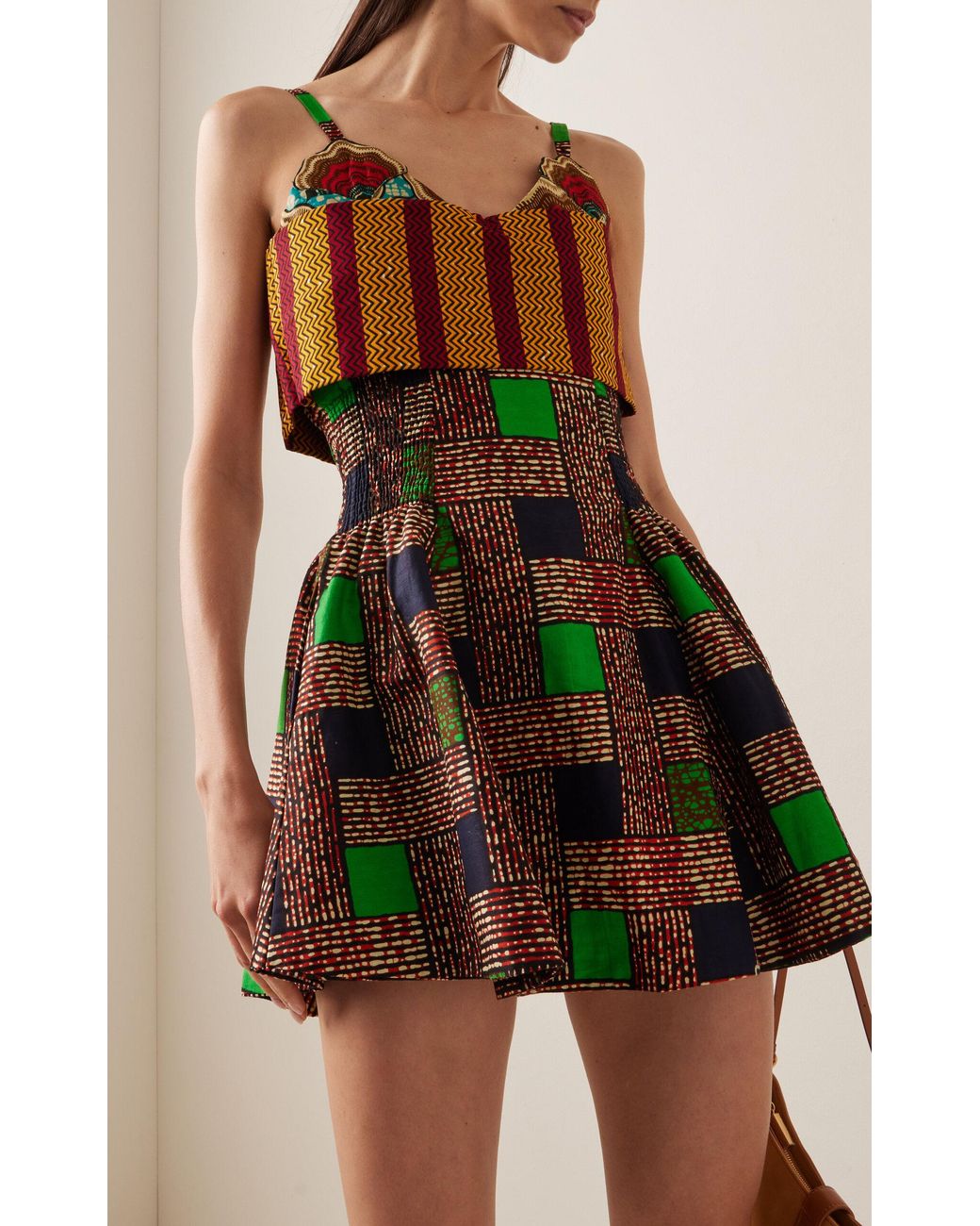 Mini Ankara Dress for Ladies, African Print Shirt Dress, Ankara Corset Dress  -  Canada