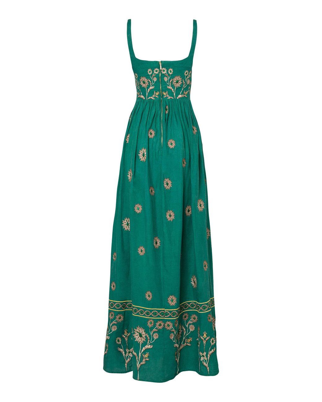 knee length dresses for ladies Barbara High Waist Scoop Neck Midi Dress – ANMY BUI main image 1