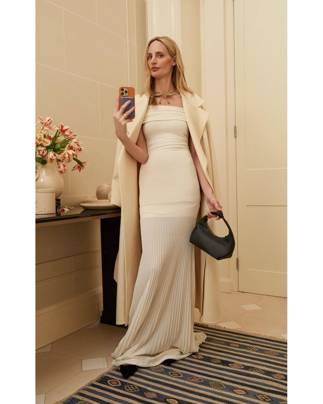 KHAITE Marca Plisse-trimmed Jersey Off-the-shoulder Maxi Dress in White | Lyst Canada KHAITE Marca Plisse-trimmed Jersey Off-the-shoulder Maxi Dress in White | Lyst Canada