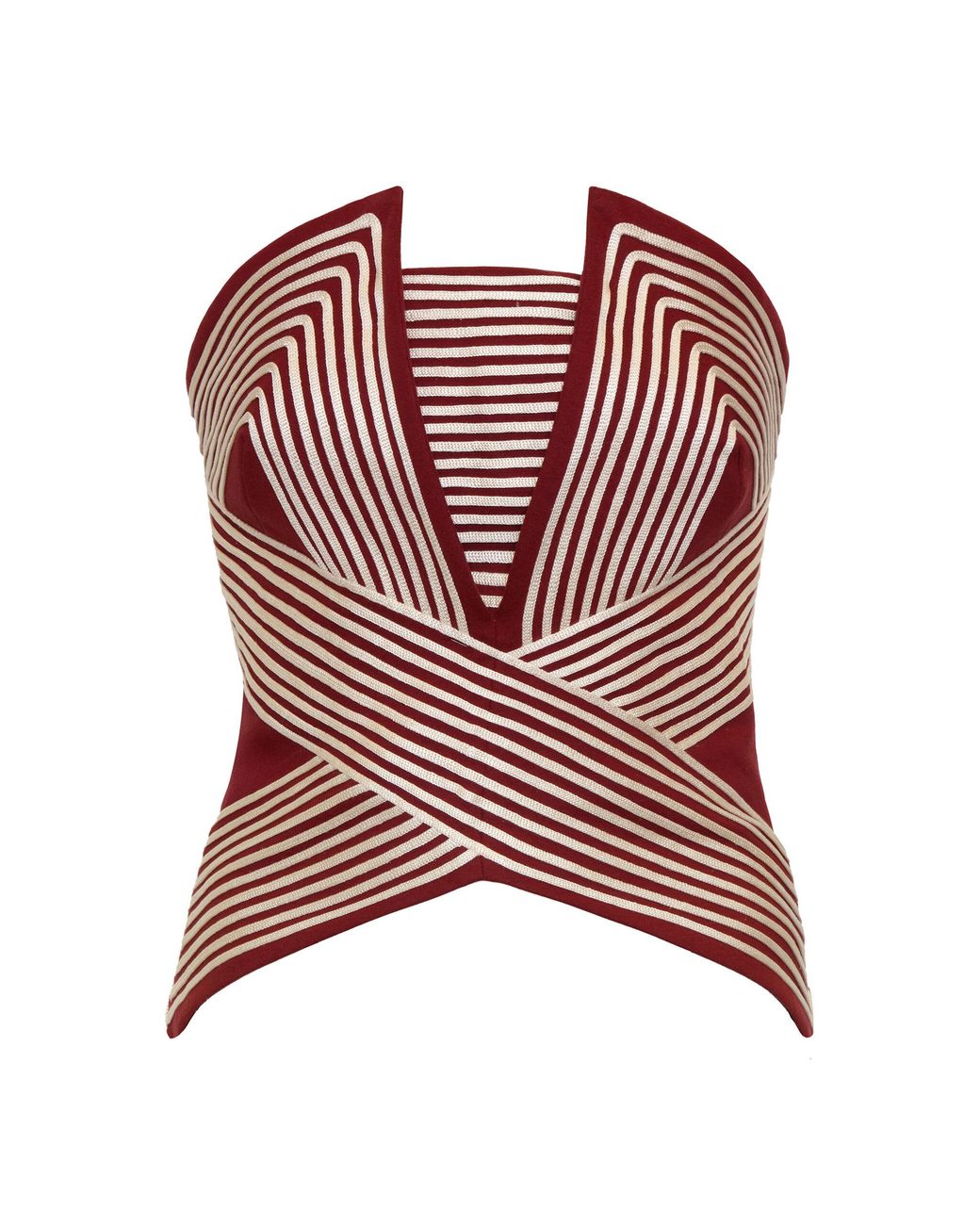 ANDRES OTALORA Sombra Clara Embroidered Top