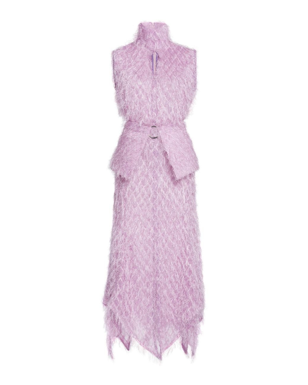 Thebe Magugu Tinsel Keyhole Midi Dress in Purple Lyst